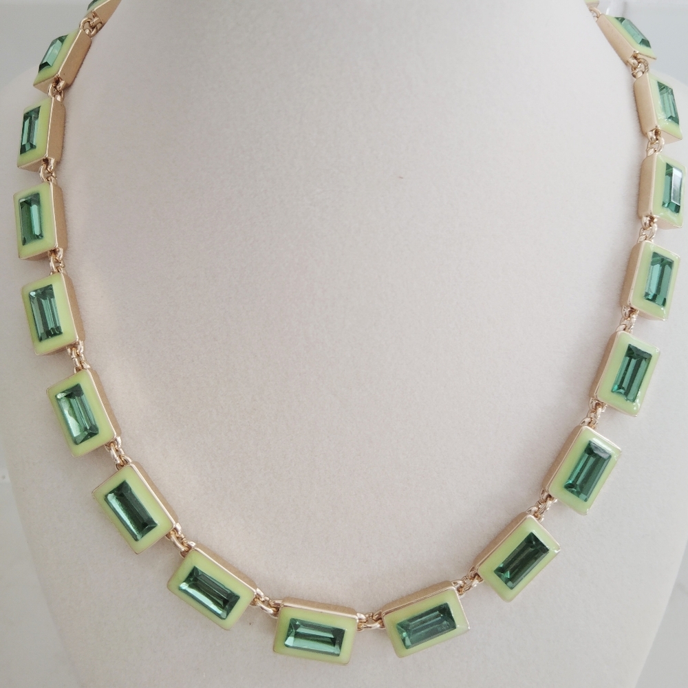 NWT On 34th Glass Geometric Necklace